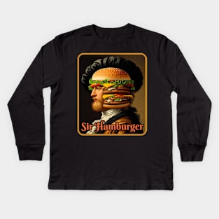 Sir Hamburger Kids Long Sleeve T-Shirt